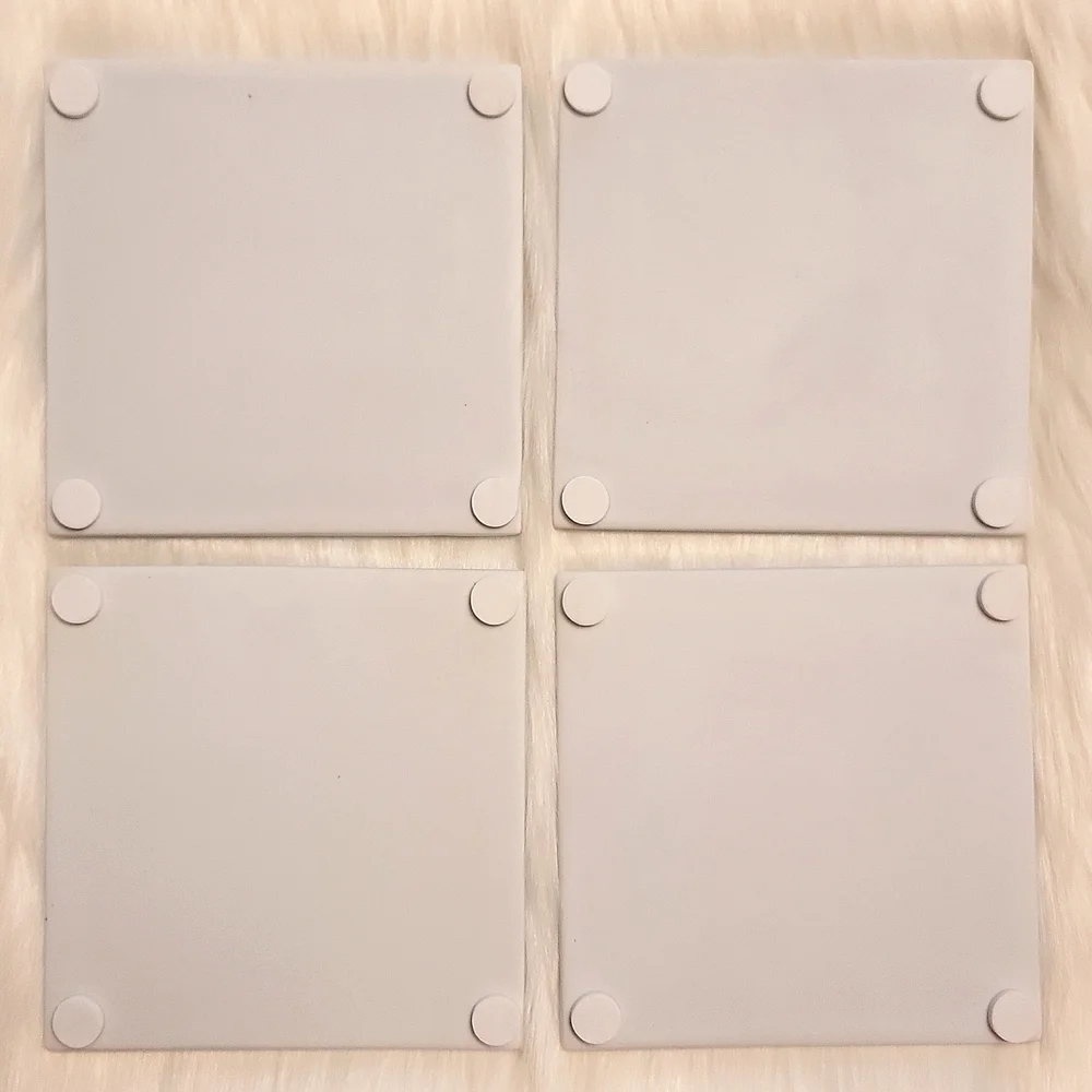NWT Pier 1 Imports Set Of 4 Blue & White Porcelain Coasters